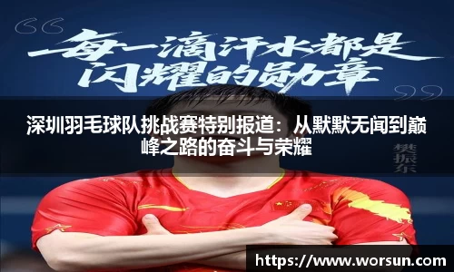 深圳羽毛球队挑战赛特别报道：从默默无闻到巅峰之路的奋斗与荣耀